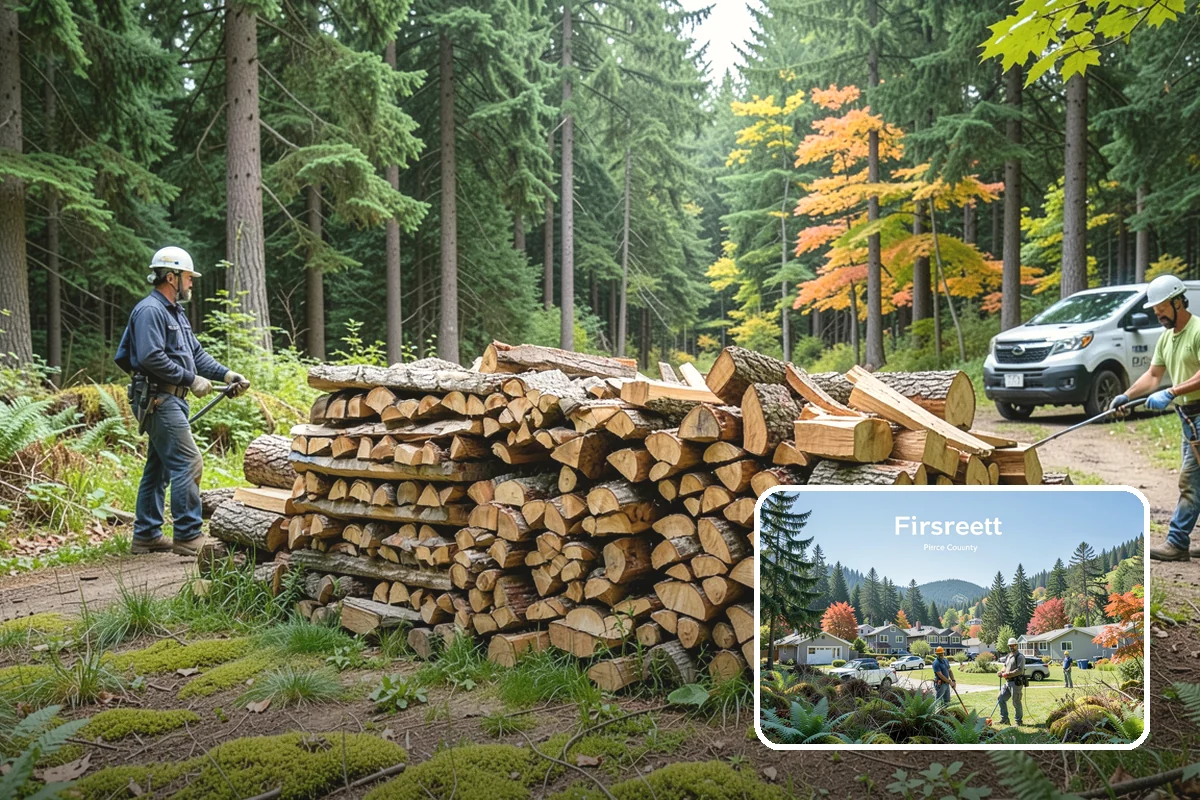 Commercial Firewood Supply in Fircrest, Pierce County, WA - Consistent seasoned quality across every load