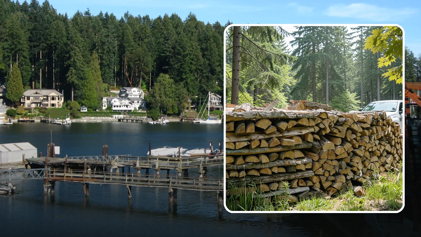 Commercial Firewood Supply in Gig Harbor, Pierce County, WA - We provide reliable, high-volume firewood supply to businesses that need consistent quality and dependable delivery schedules.