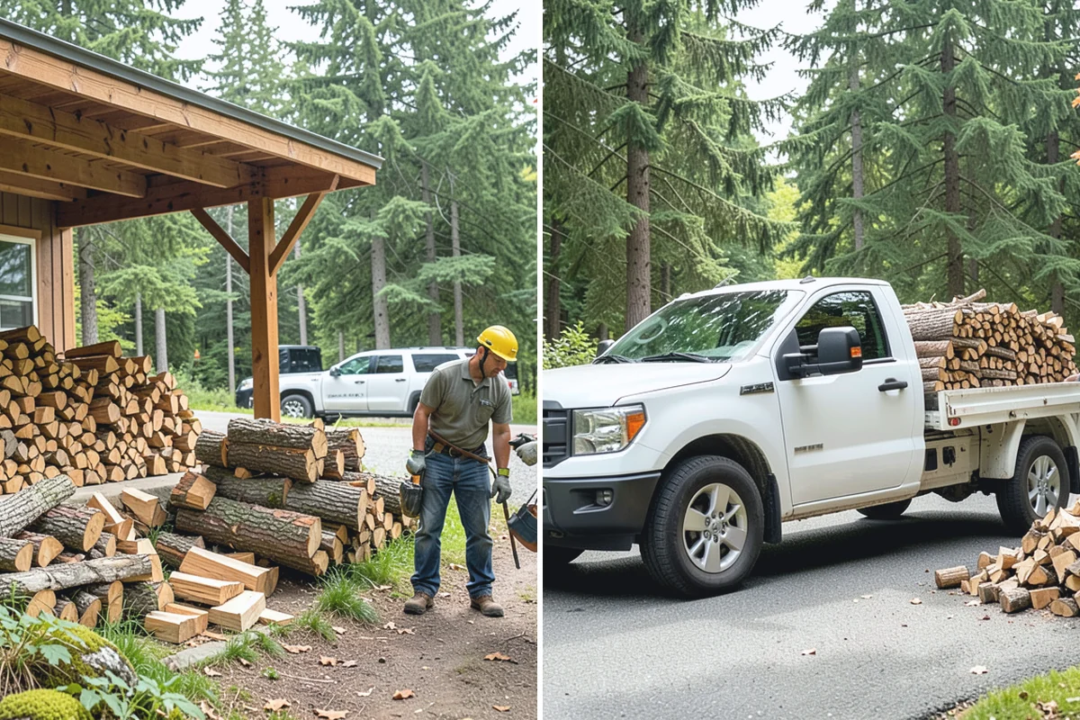 Commercial Firewood Supply in Hamilton, Skagit County, WA - We assess your business's volume and frequency needs