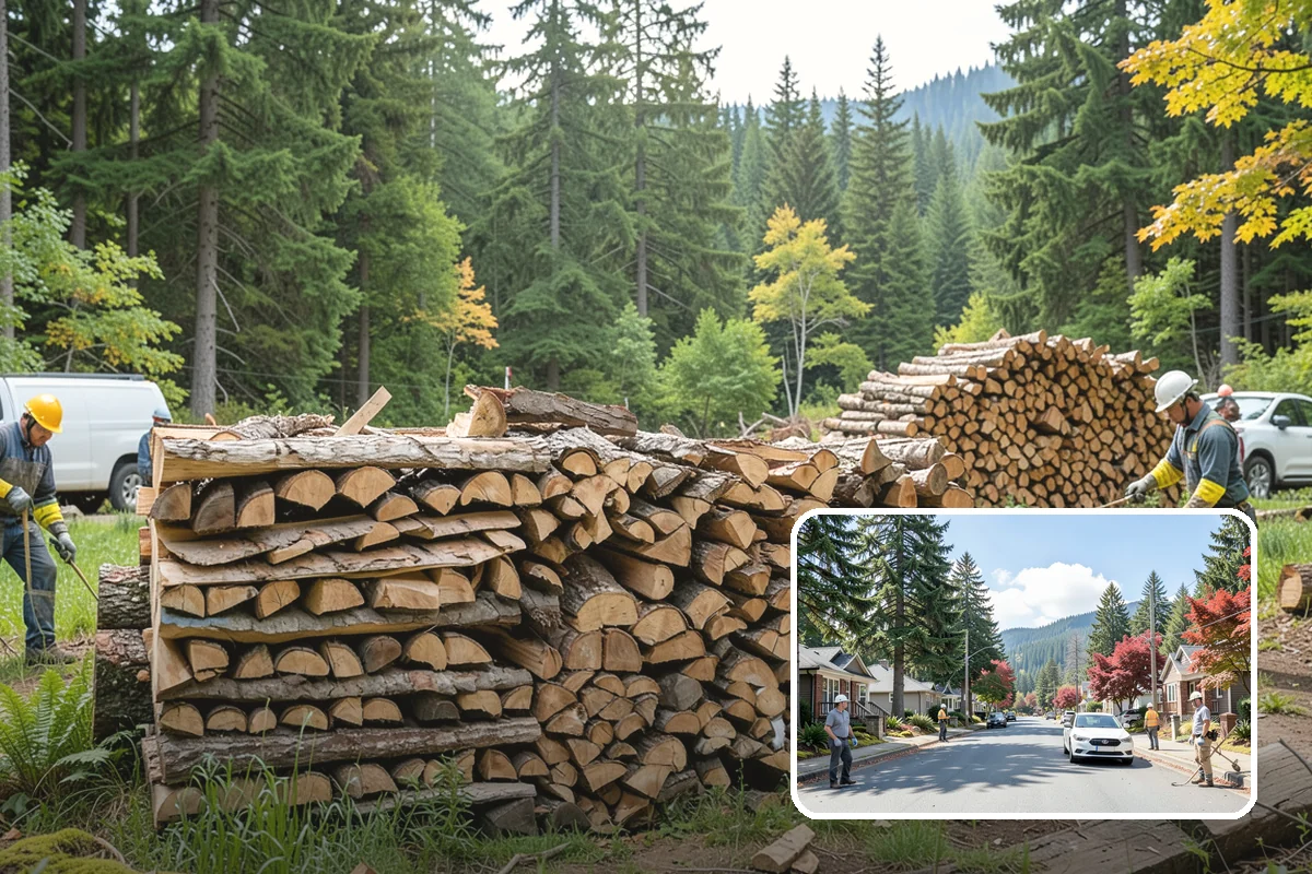 Commercial Firewood Supply in Hunts Point, King County, WA - Consistent seasoned quality across every load