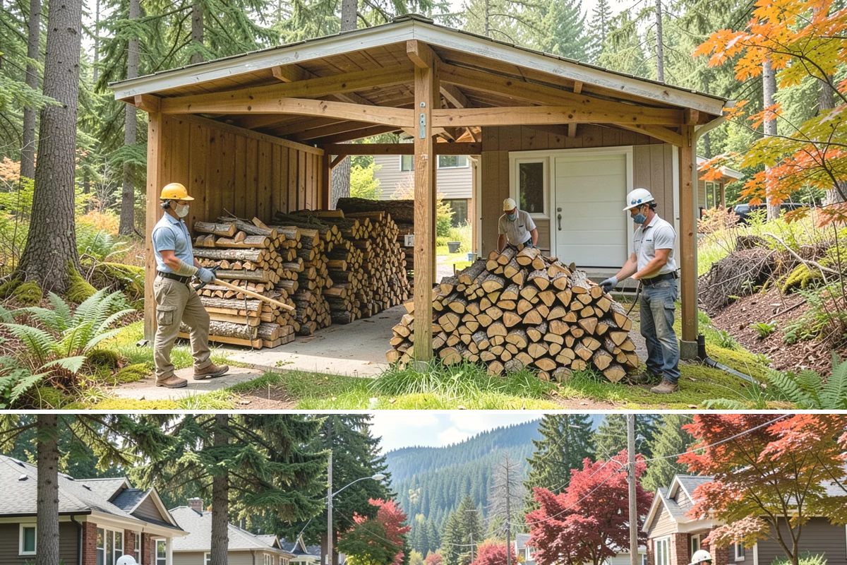 Commercial Firewood Supply in Hunts Point, King County, WA - Set up a commercial supply agreement before your busy season so deliveries are locked in when you need them most.