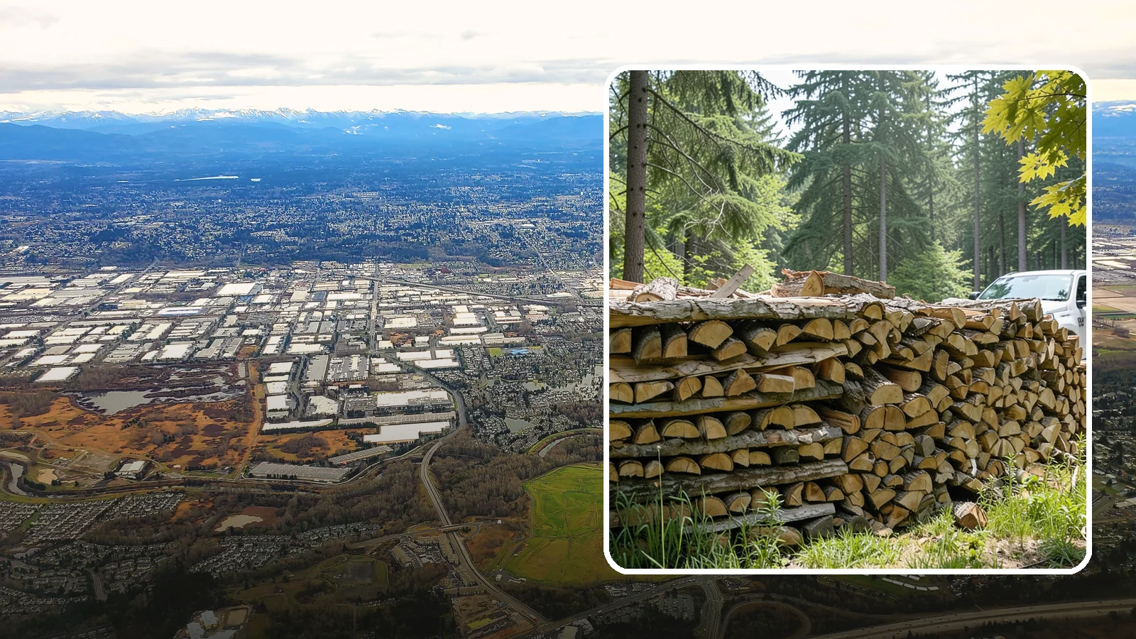 Commercial Firewood Supply in Kent, King County, WA - We provide reliable, high-volume firewood supply to businesses that need consistent quality and dependable delivery schedules.