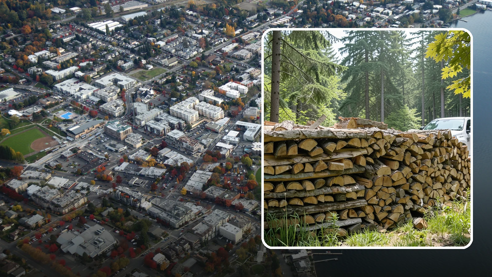 Commercial Firewood Supply in Kirkland, King County, WA - We provide reliable, high-volume firewood supply to businesses that need consistent quality and dependable delivery schedules.