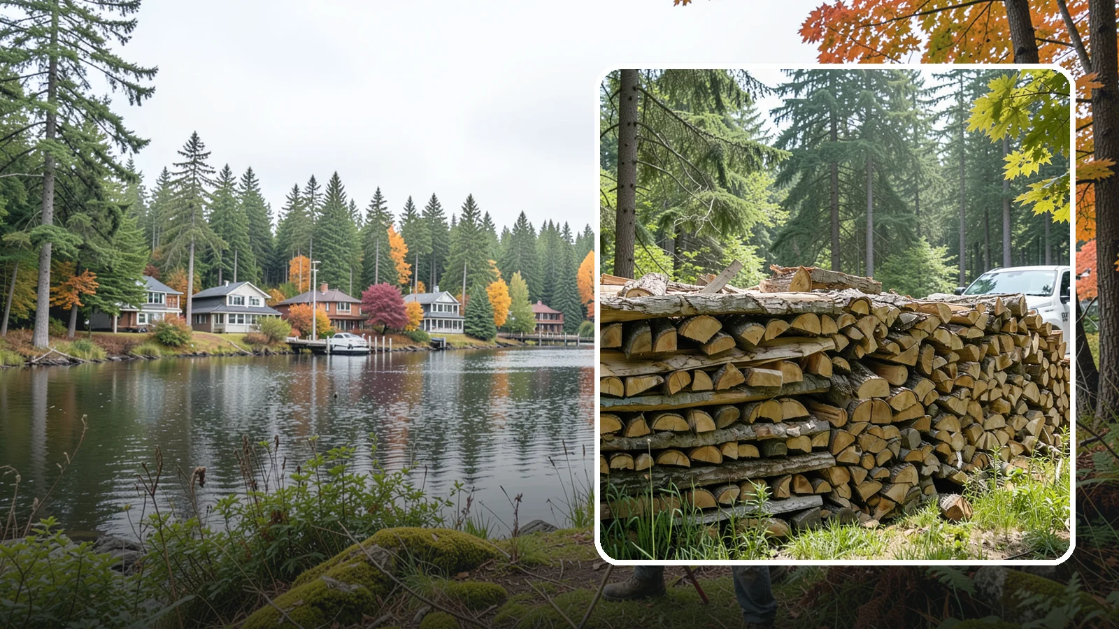 Commercial Firewood Supply in La Conner, Skagit County, WA - We provide reliable, high-volume firewood supply to businesses that need consistent quality and dependable delivery schedules.