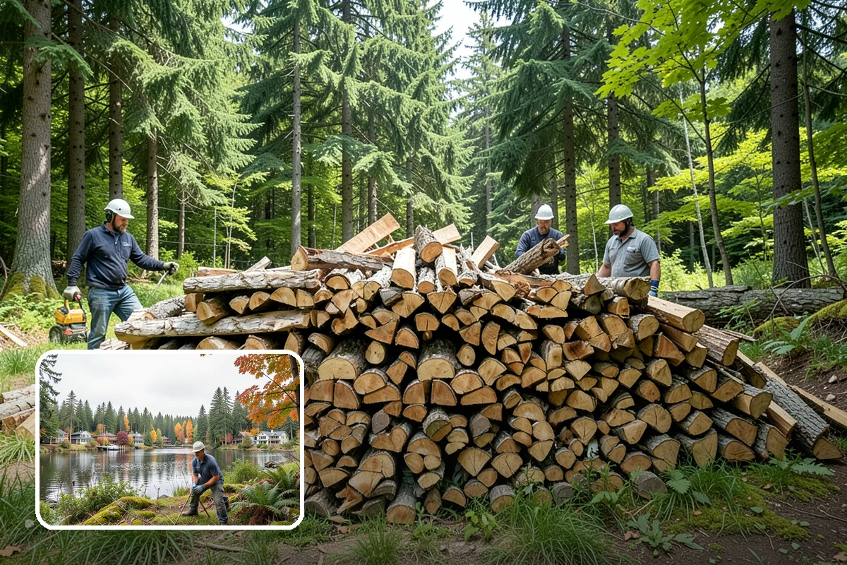 Commercial Firewood Supply in La Conner, Skagit County, WA - Consistent seasoned quality across every load
