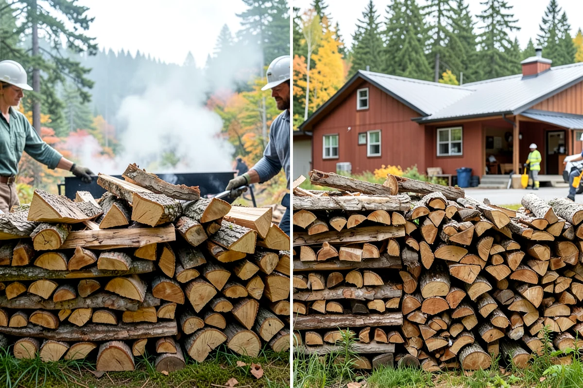 Commercial Firewood Supply in Lakewood, Pierce County, WA - We assess your business's volume and frequency needs