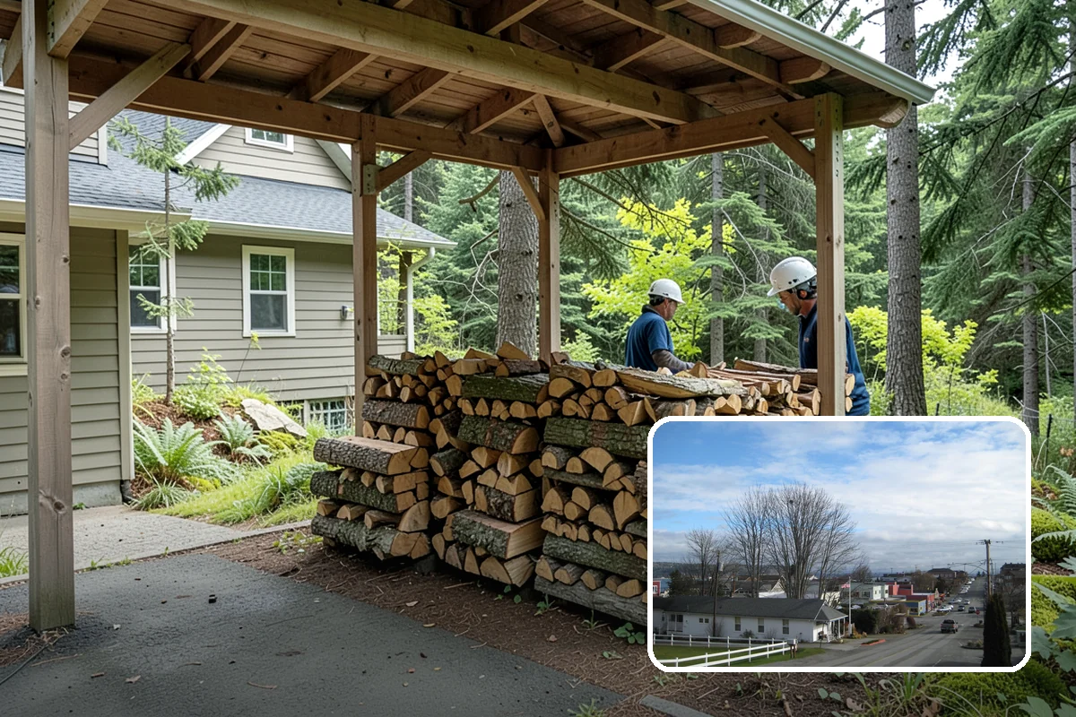 Commercial Firewood Supply in Langley, Island County, WA - Consistent seasoned quality across every load