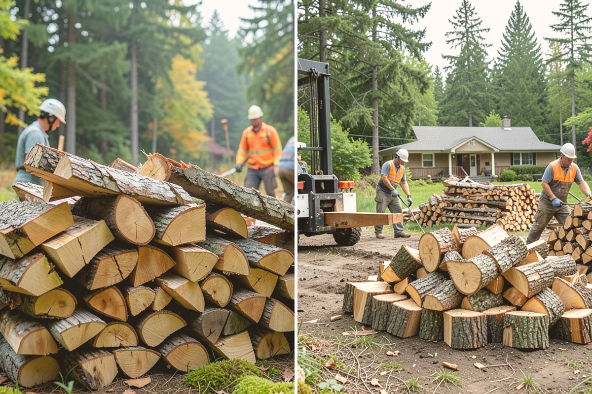 Commercial Firewood Supply in Langley, Island County, WA - We assess your business's volume and frequency needs