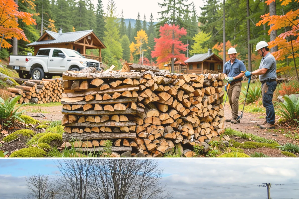 Commercial Firewood Supply in Langley, Island County, WA - Set up a commercial supply agreement before your busy season so deliveries are locked in when you need them most.