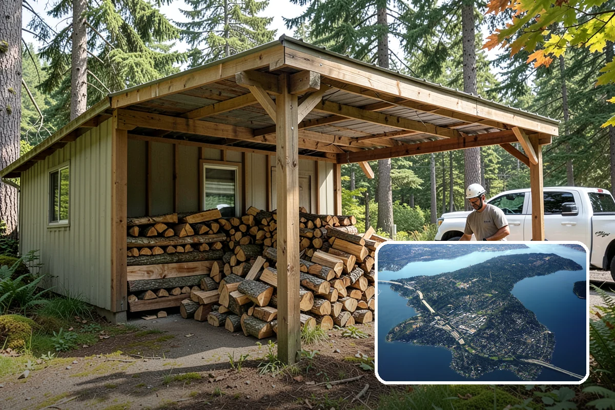 Commercial Firewood Supply in Mercer Island, King County, WA - Consistent seasoned quality across every load