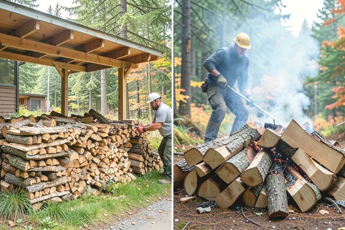 Commercial Firewood Supply in Mercer Island, King County, WA - We assess your business's volume and frequency needs