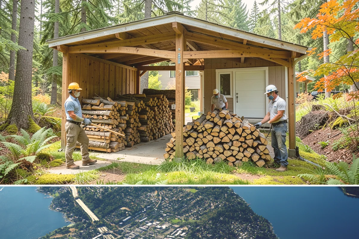 Commercial Firewood Supply in Mercer Island, King County, WA - Set up a commercial supply agreement before your busy season so deliveries are locked in when you need them most.