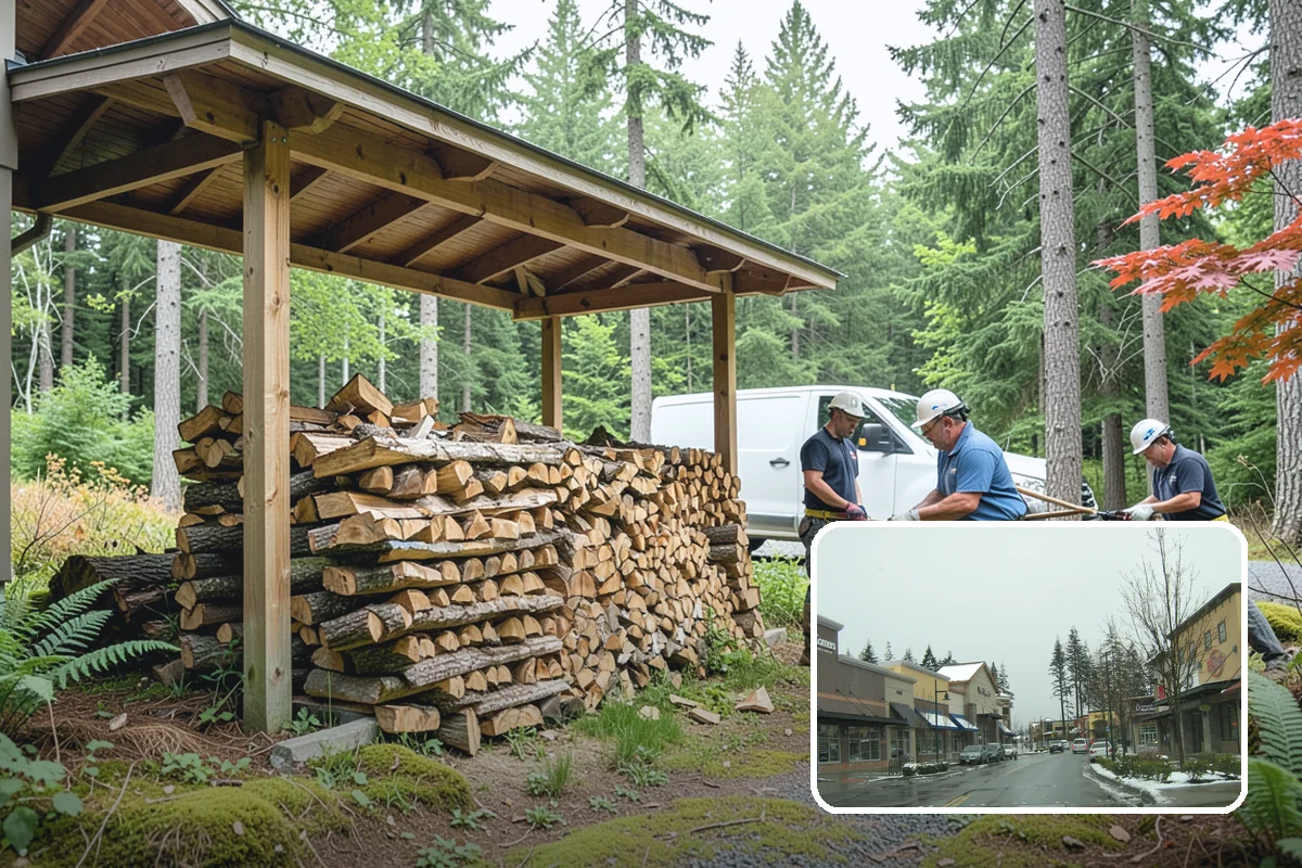 Commercial Firewood Supply in Mill Creek, Snohomish County, WA - Consistent seasoned quality across every load