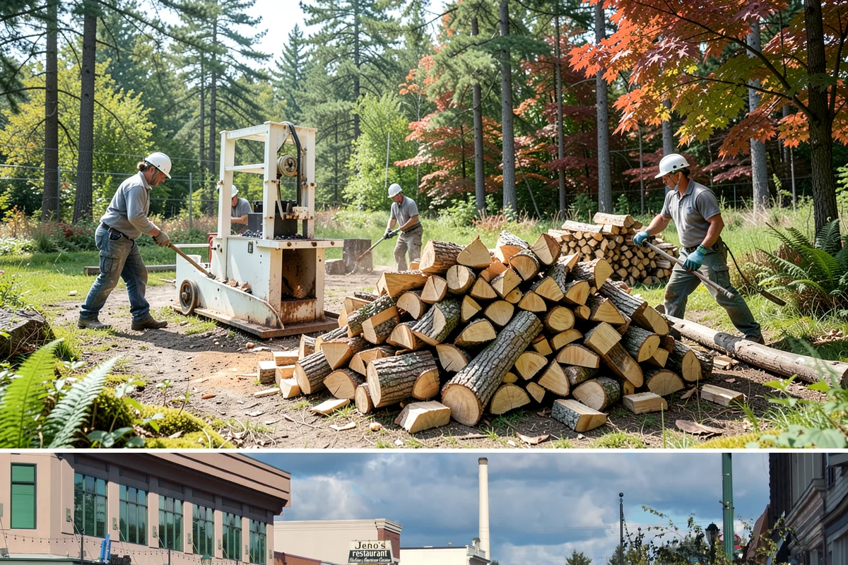 Commercial Firewood Supply in Monroe, Snohomish County, WA - Set up a commercial supply agreement before your busy season so deliveries are locked in when you need them most.