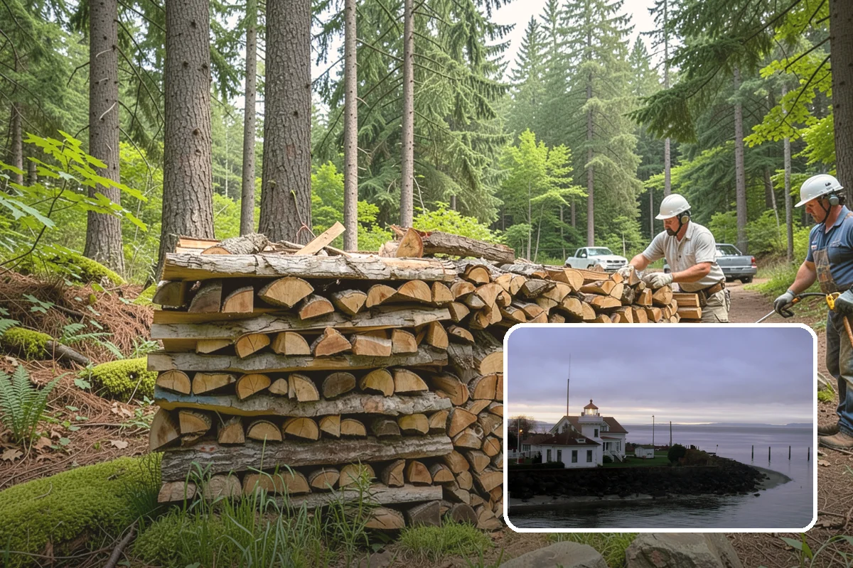 Commercial Firewood Supply in Mukilteo, Snohomish County, WA - Consistent seasoned quality across every load