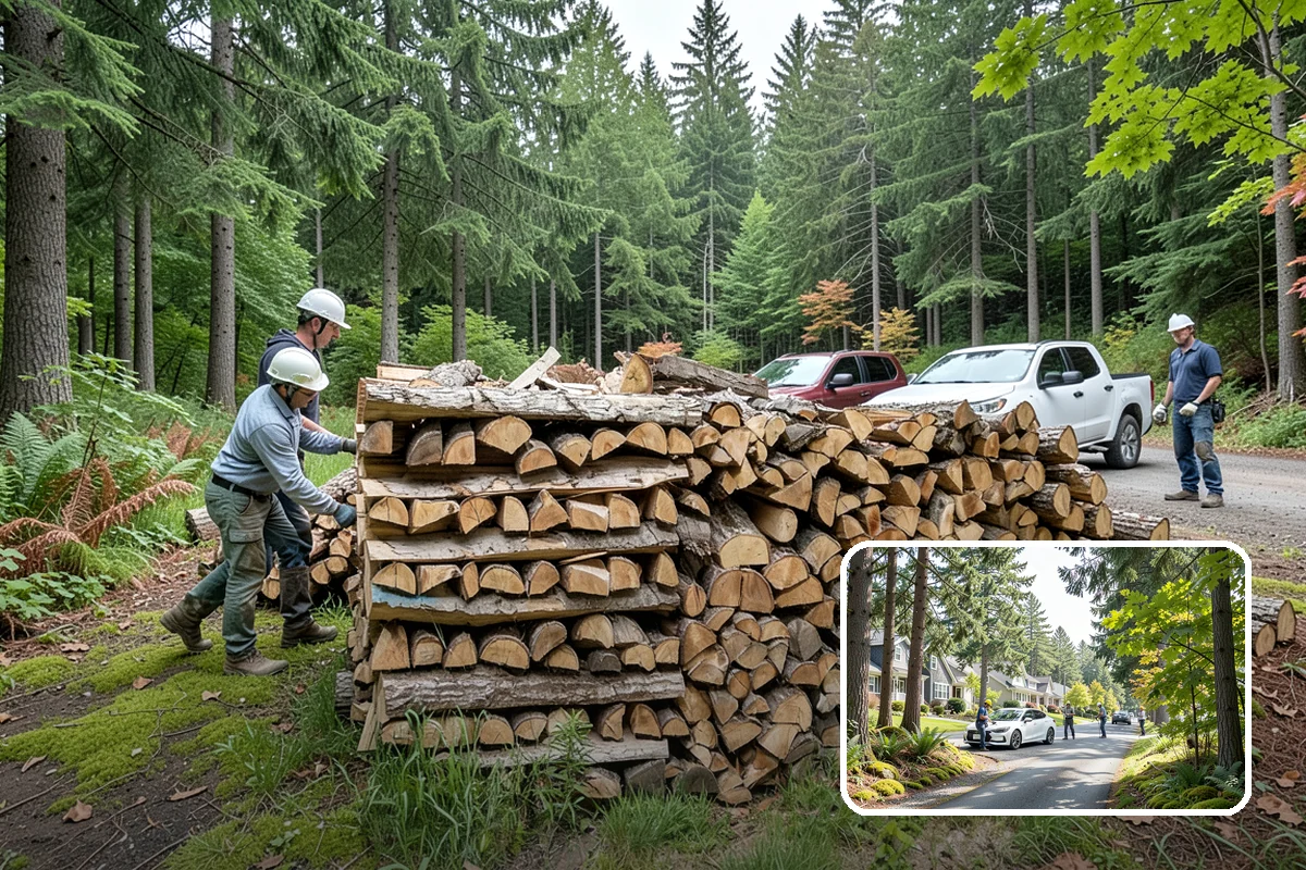 Commercial Firewood Supply in Normandy Park, King County, WA - Consistent seasoned quality across every load