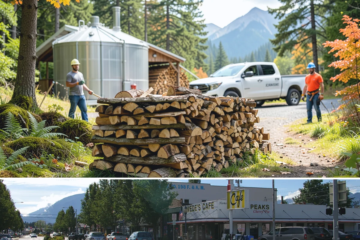 Commercial Firewood Supply in North Bend, King County, WA - Set up a commercial supply agreement before your busy season so deliveries are locked in when you need them most.