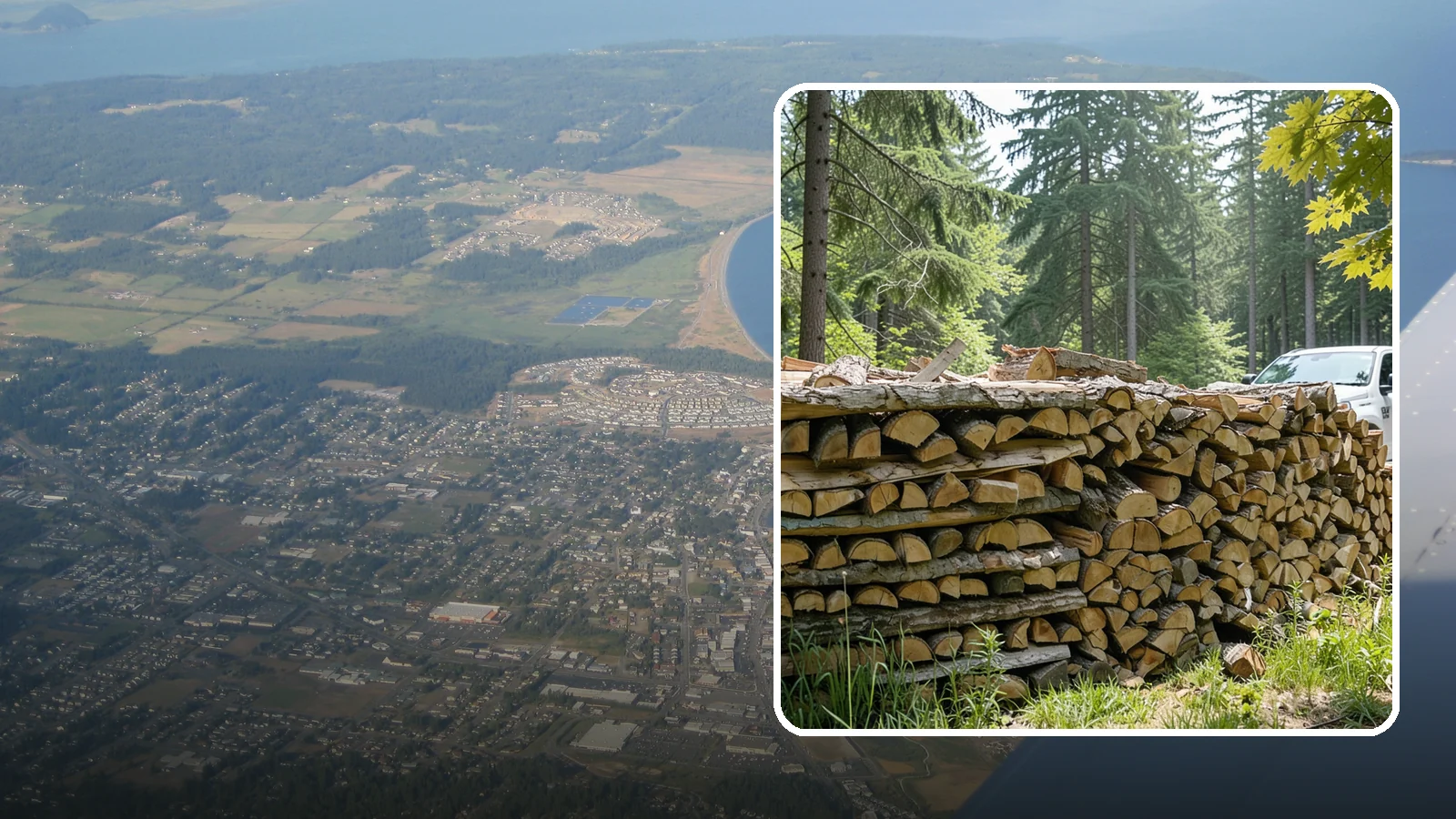 Commercial Firewood Supply in Oak Harbor, Island County, WA - We provide reliable, high-volume firewood supply to businesses that need consistent quality and dependable delivery schedules.
