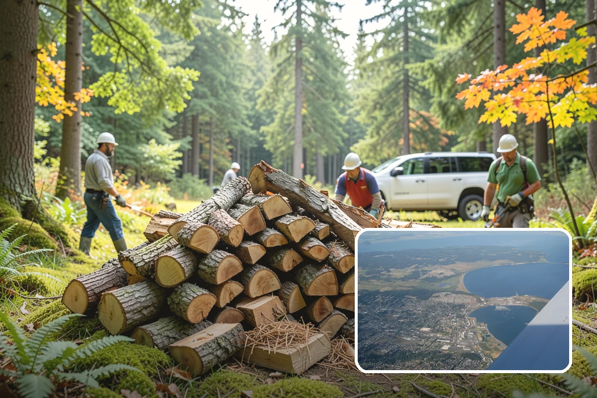 Commercial Firewood Supply in Oak Harbor, Island County, WA - Consistent seasoned quality across every load