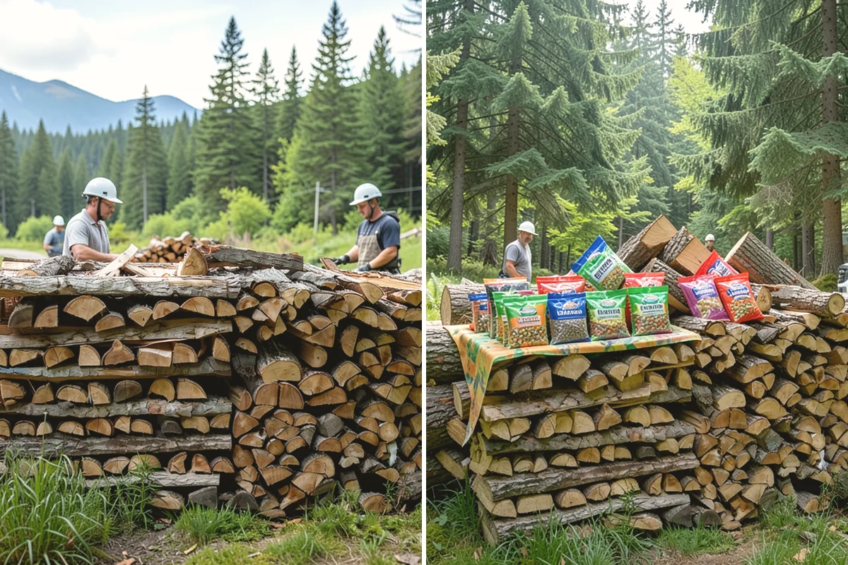 Commercial Firewood Supply in Oak Harbor, Island County, WA - We assess your business's volume and frequency needs
