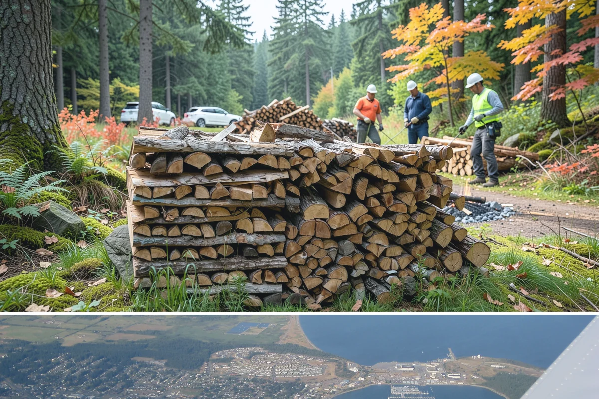Commercial Firewood Supply in Oak Harbor, Island County, WA - Set up a commercial supply agreement before your busy season so deliveries are locked in when you need them most.