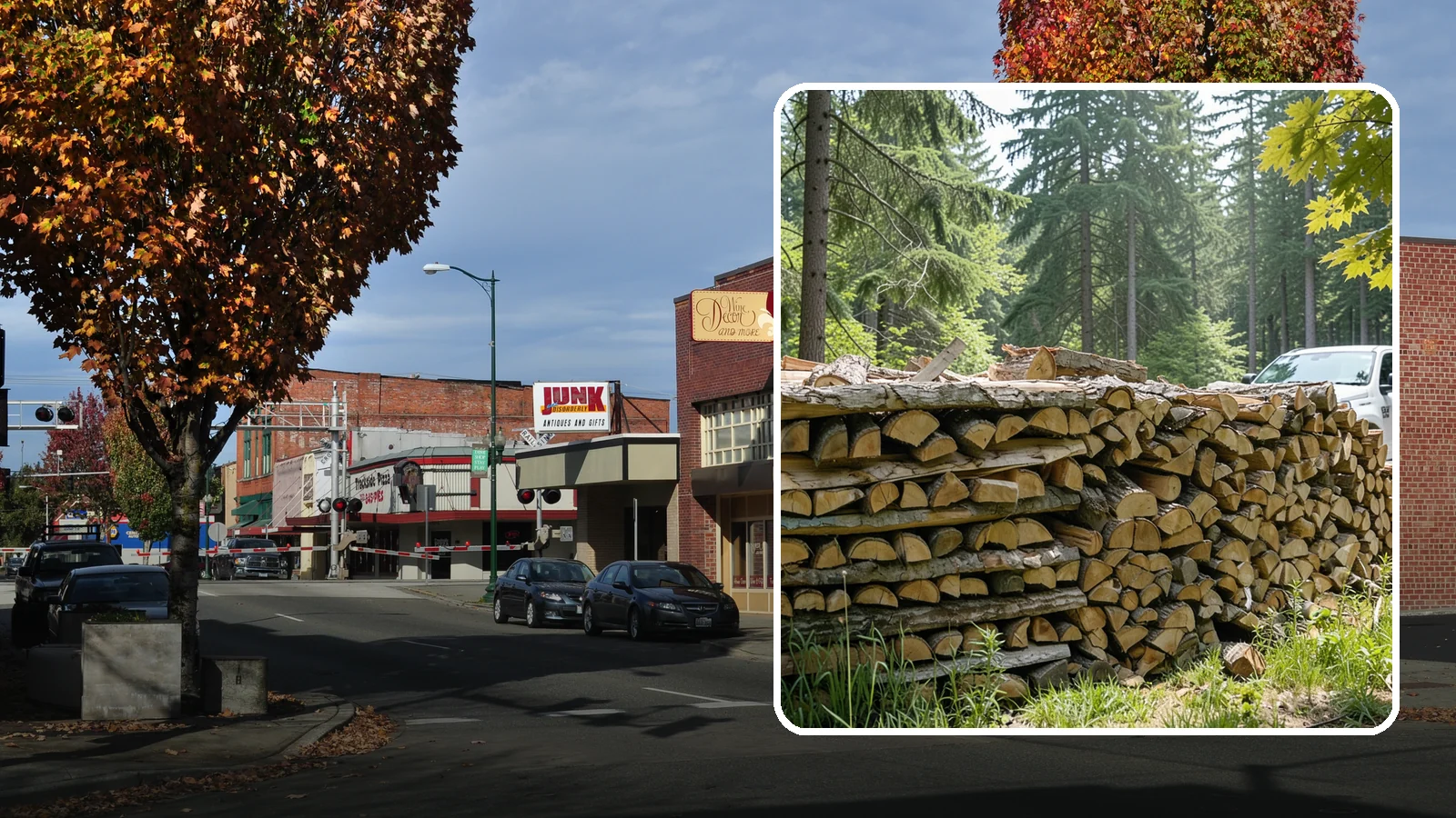 Commercial Firewood Supply in Puyallup, Pierce County, WA - We provide reliable, high-volume firewood supply to businesses that need consistent quality and dependable delivery schedules.