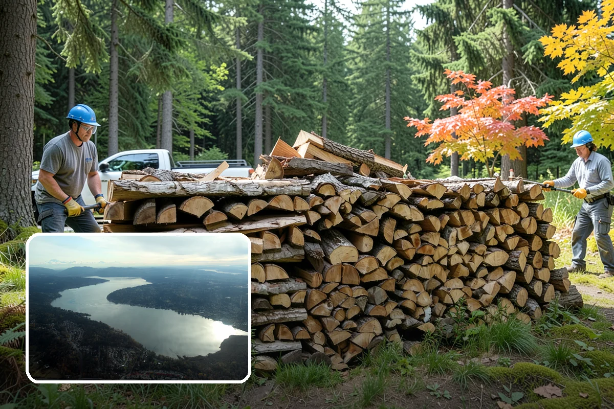 Commercial Firewood Supply in Sammamish, King County, WA - Consistent seasoned quality across every load