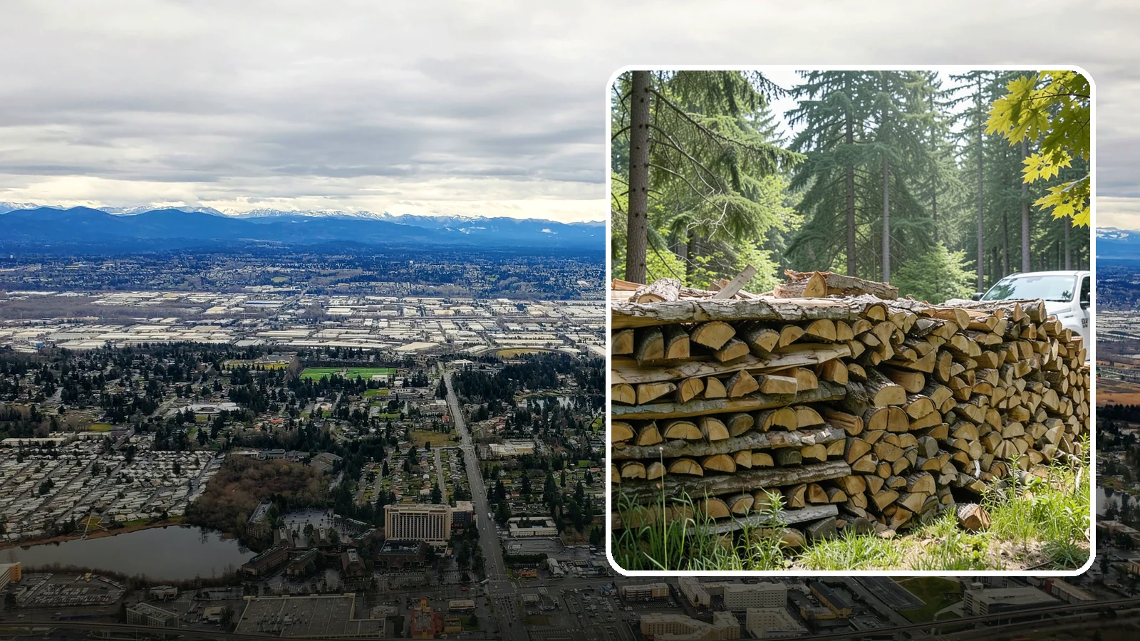 Commercial Firewood Supply in SeaTac, WA - We provide reliable, high-volume firewood supply to businesses that need consistent quality and dependable delivery schedules.