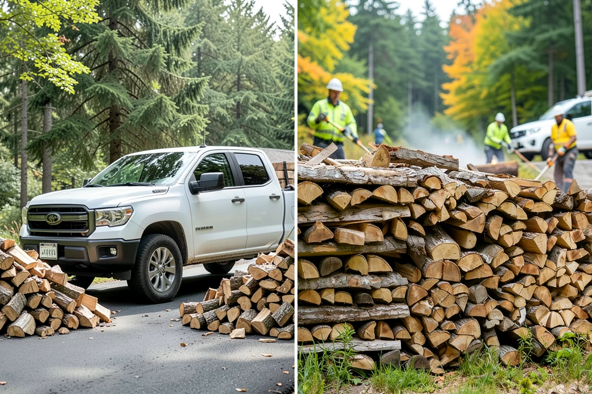 Commercial Firewood Supply in Sedro-Woolley, Skagit County, WA - We assess your business's volume and frequency needs