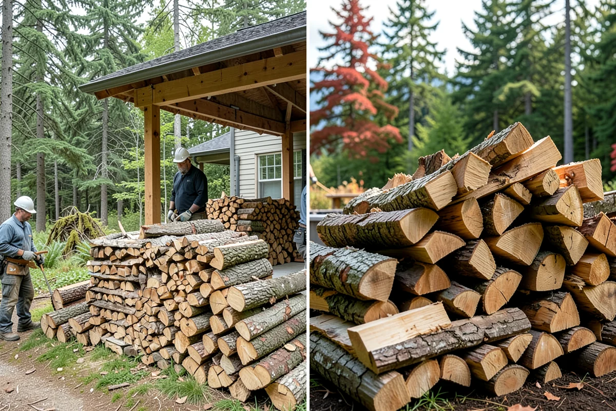Commercial Firewood Supply in Shoreline, King County, WA - We assess your business's volume and frequency needs