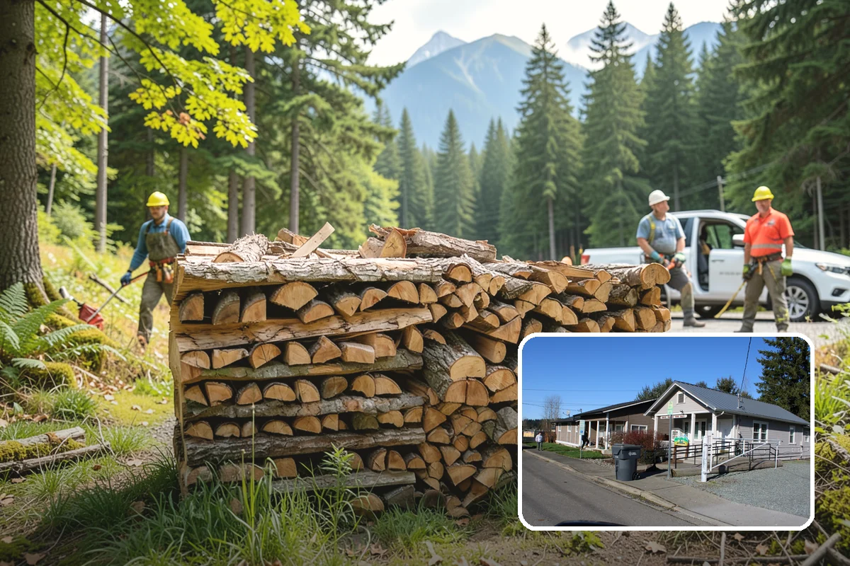 Commercial Firewood Supply in South Prairie, Pierce County, WA - Consistent seasoned quality across every load
