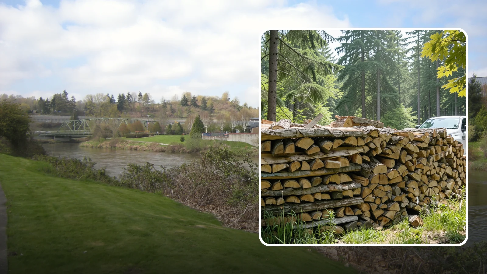 Commercial Firewood Supply in Tukwila, King County, WA - We provide reliable, high-volume firewood supply to businesses that need consistent quality and dependable delivery schedules.