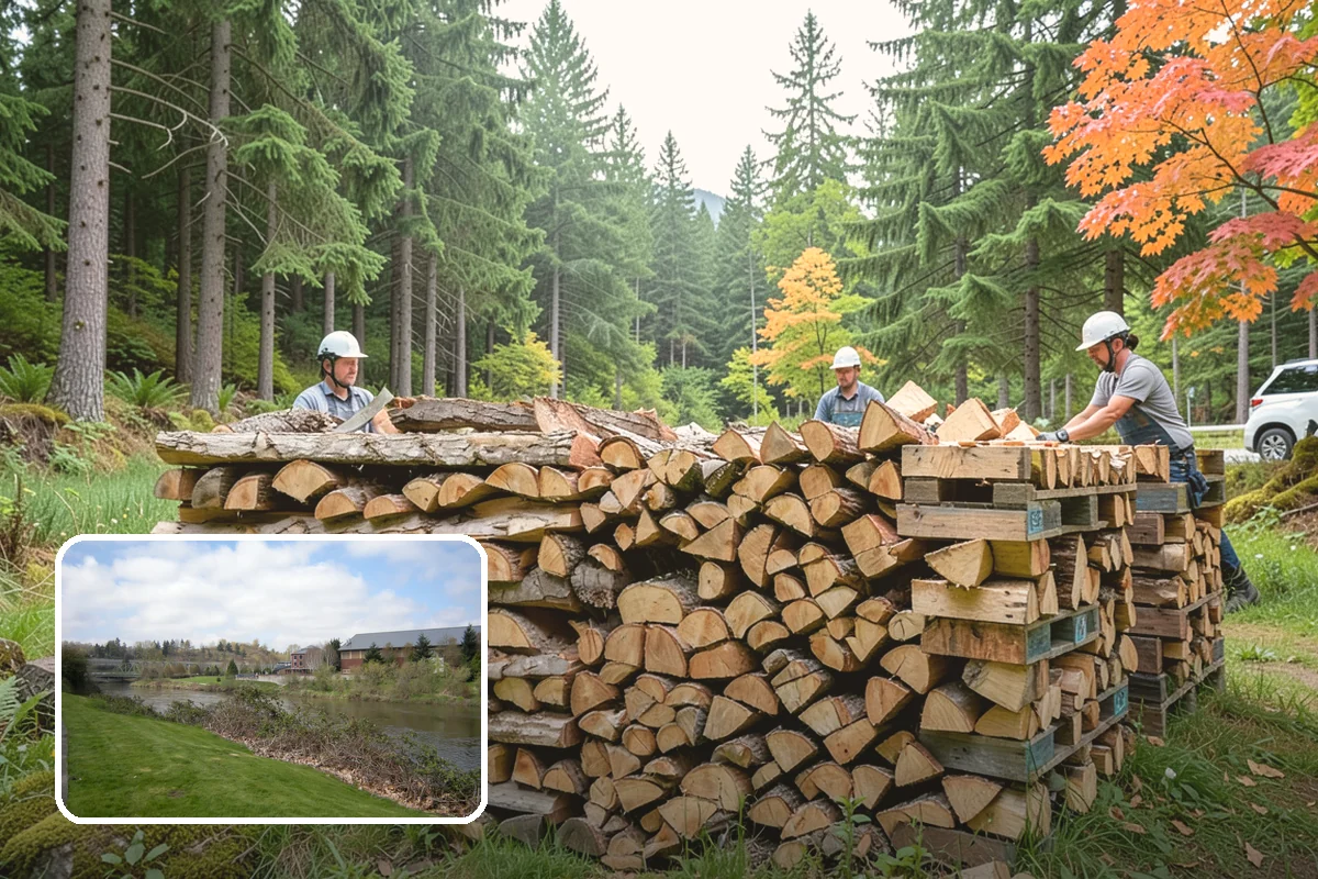 Commercial Firewood Supply in Tukwila, King County, WA - Consistent seasoned quality across every load