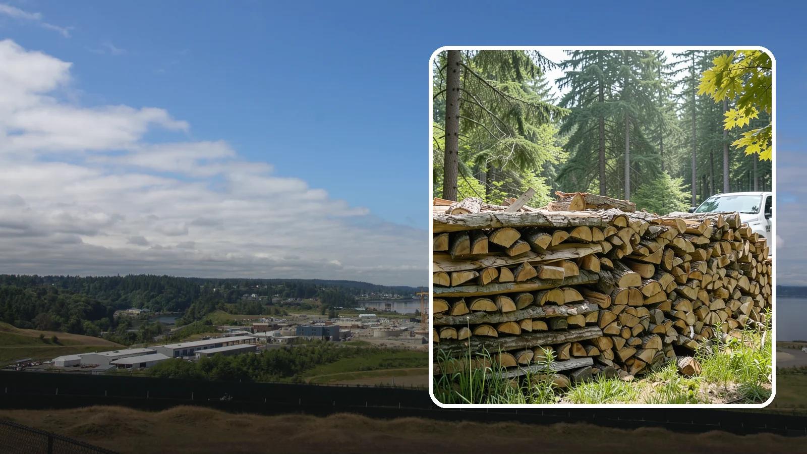 Commercial Firewood Supply in University Place, Pierce County, WA - We provide reliable, high-volume firewood supply to businesses that need consistent quality and dependable delivery schedules.