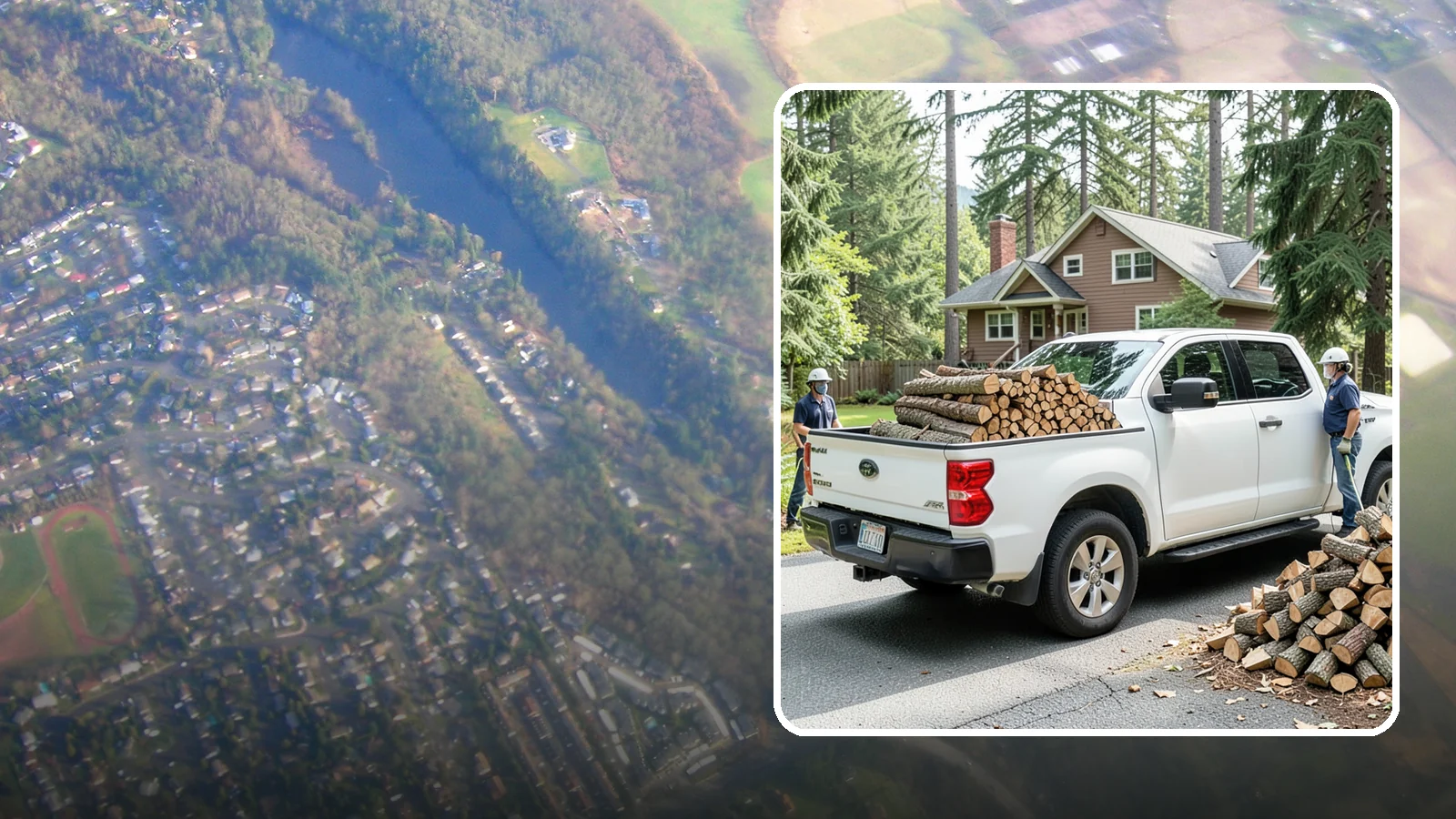 Contactless Delivery in Algona, King County, WA - Firewood dropped at a pre-arranged spot with no in-person contact required.