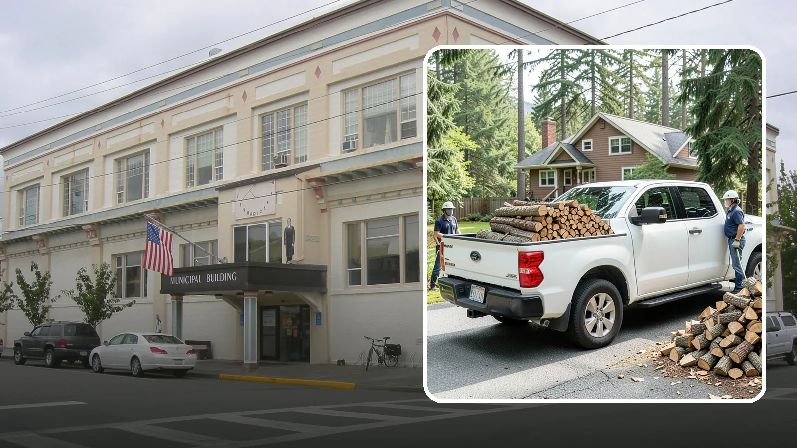 Contactless Delivery in Anacortes, Skagit County, WA - Firewood dropped at a pre-arranged spot with no in-person contact required.