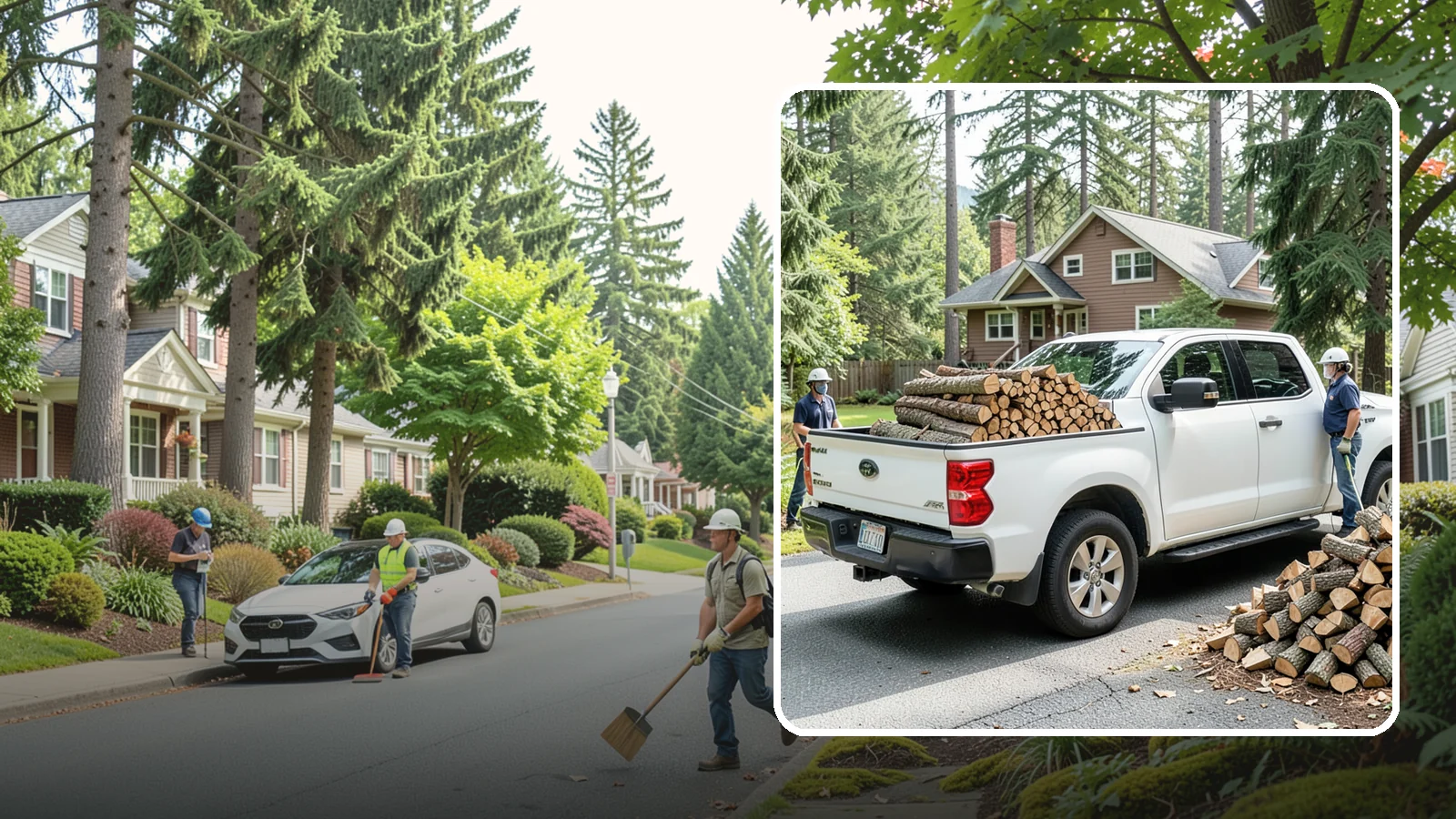 Contactless Delivery in Beaux Arts Village, King County, WA - Firewood dropped at a pre-arranged spot with no in-person contact required.