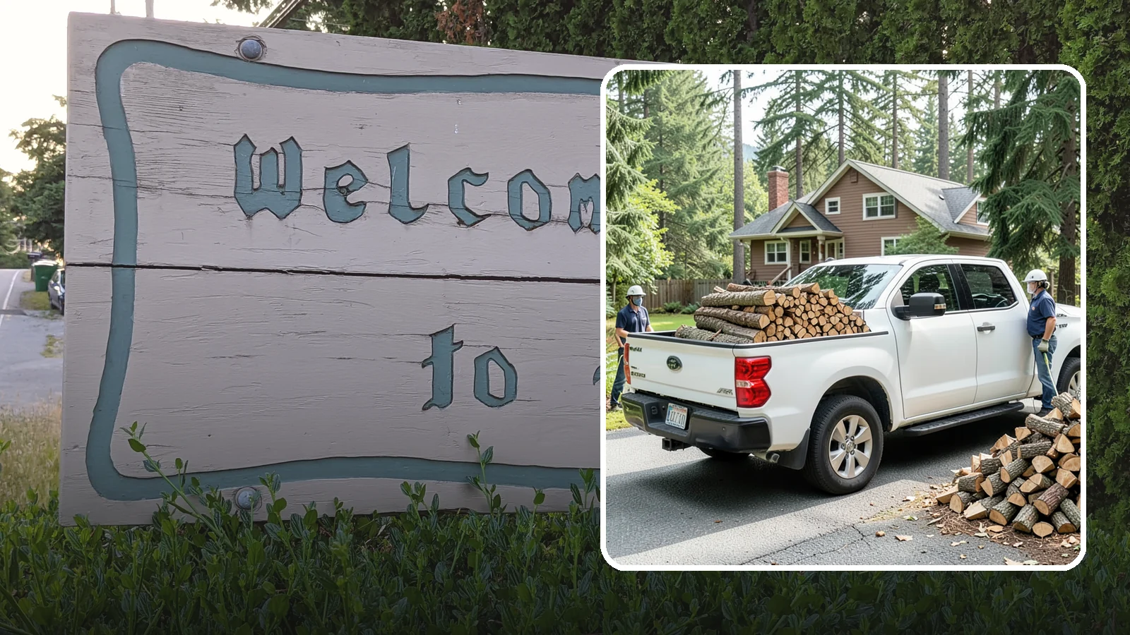 Contactless Delivery in Brier, Snohomish County, WA - Firewood dropped at a pre-arranged spot with no in-person contact required.