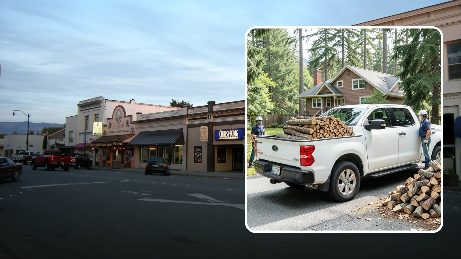 Contactless Delivery in Burlington, Skagit County, WA - Firewood dropped at a pre-arranged spot with no in-person contact required.