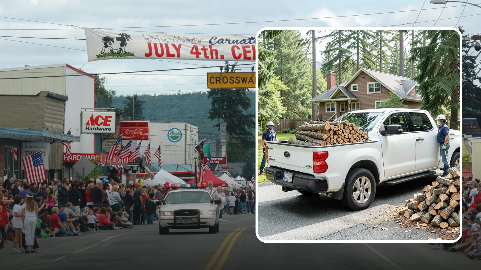 Contactless Delivery in Carnation, King County, WA - Firewood dropped at a pre-arranged spot with no in-person contact required.