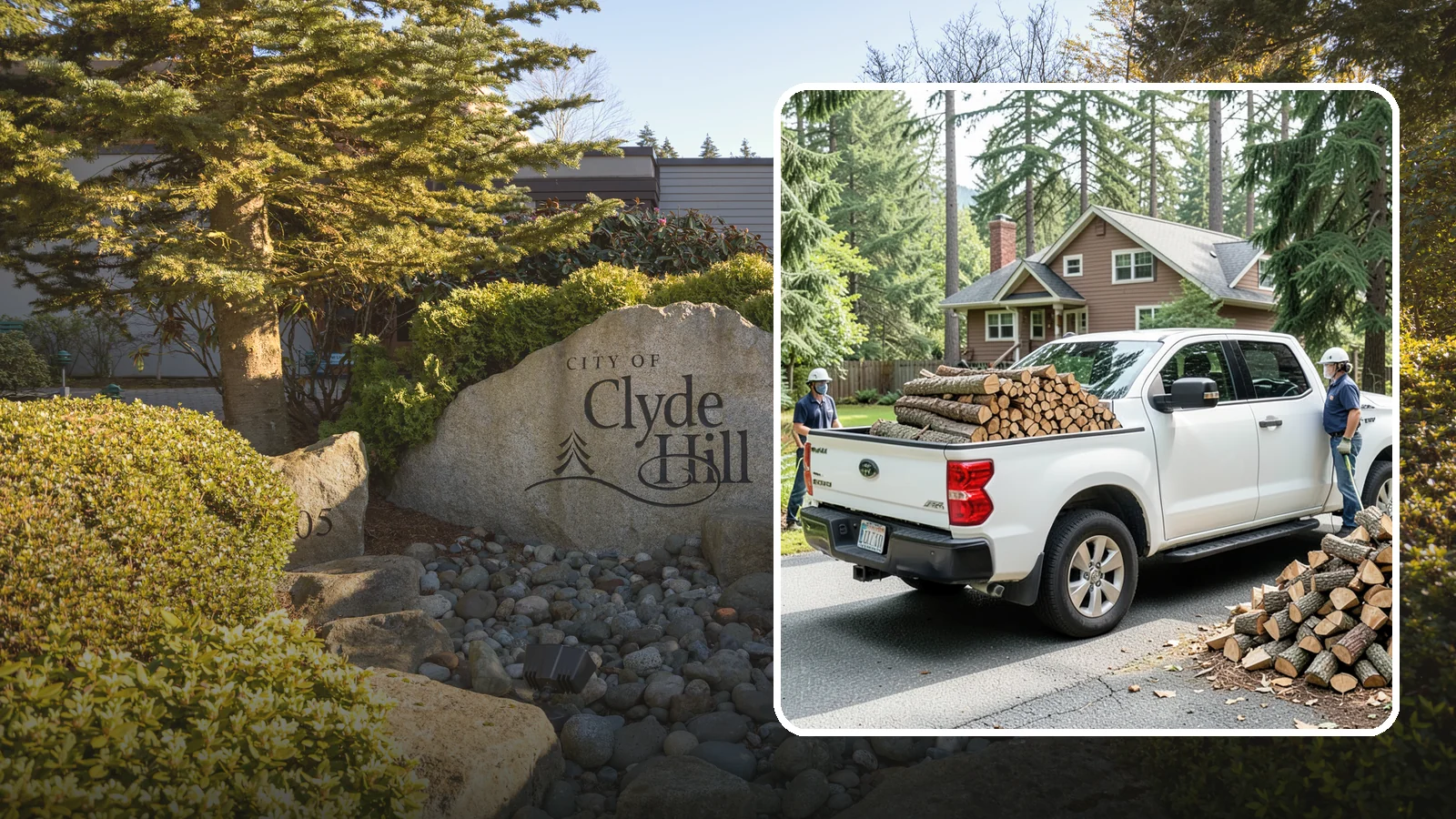 Contactless Delivery in Clyde Hill, King County, WA - Firewood dropped at a pre-arranged spot with no in-person contact required.