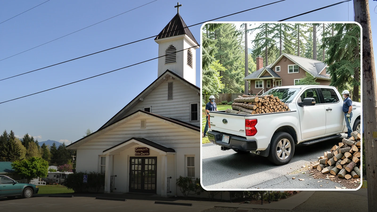 Contactless Delivery in Concrete, Skagit County, WA - Firewood dropped at a pre-arranged spot with no in-person contact required.