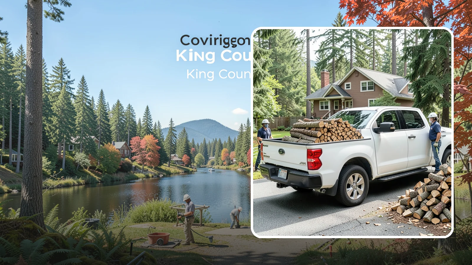Contactless Delivery in Covington, King County, WA - Firewood dropped at a pre-arranged spot with no in-person contact required.