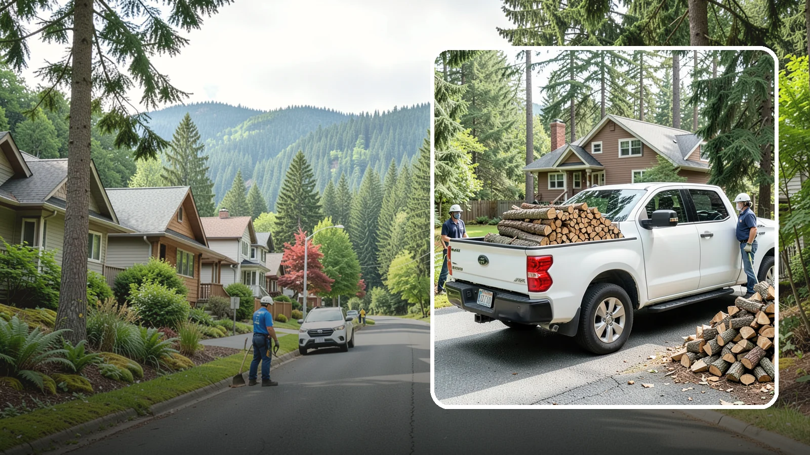 Contactless Delivery in Darrington, WA - Firewood dropped at a pre-arranged spot with no in-person contact required.