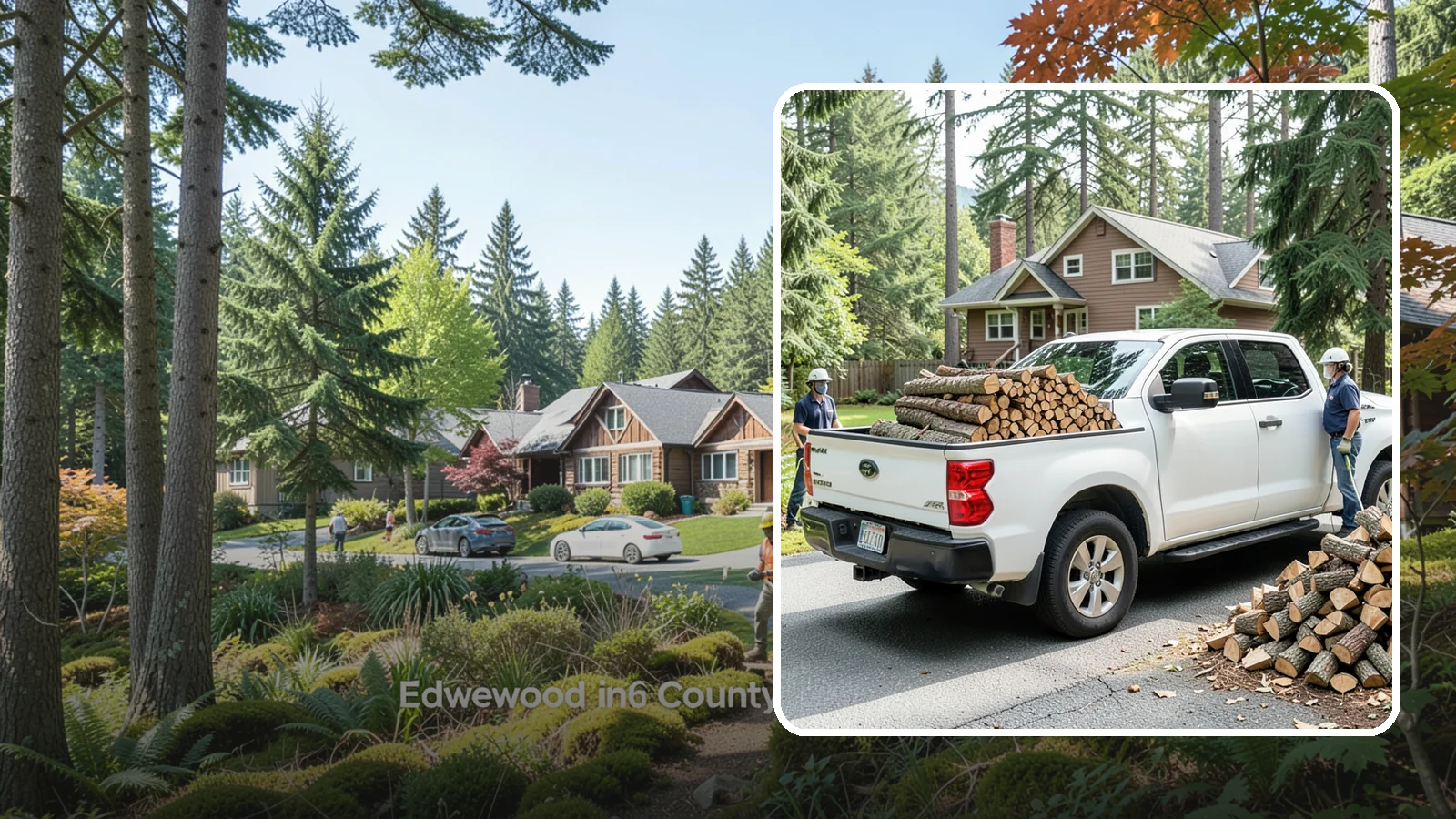 Contactless Delivery in Edgewood, WA - Firewood dropped at a pre-arranged spot with no in-person contact required.