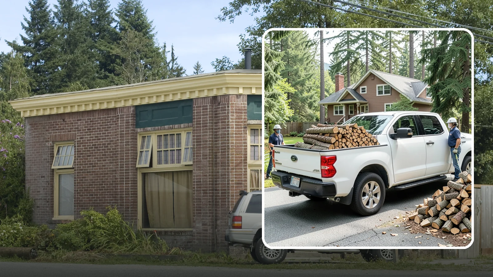 Contactless Delivery in Hamilton, Skagit County, WA - Firewood dropped at a pre-arranged spot with no in-person contact required.