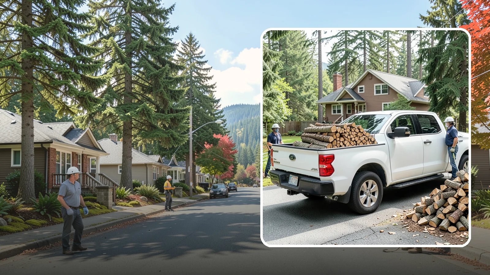 Contactless Delivery in Hunts Point, King County, WA - Firewood dropped at a pre-arranged spot with no in-person contact required.