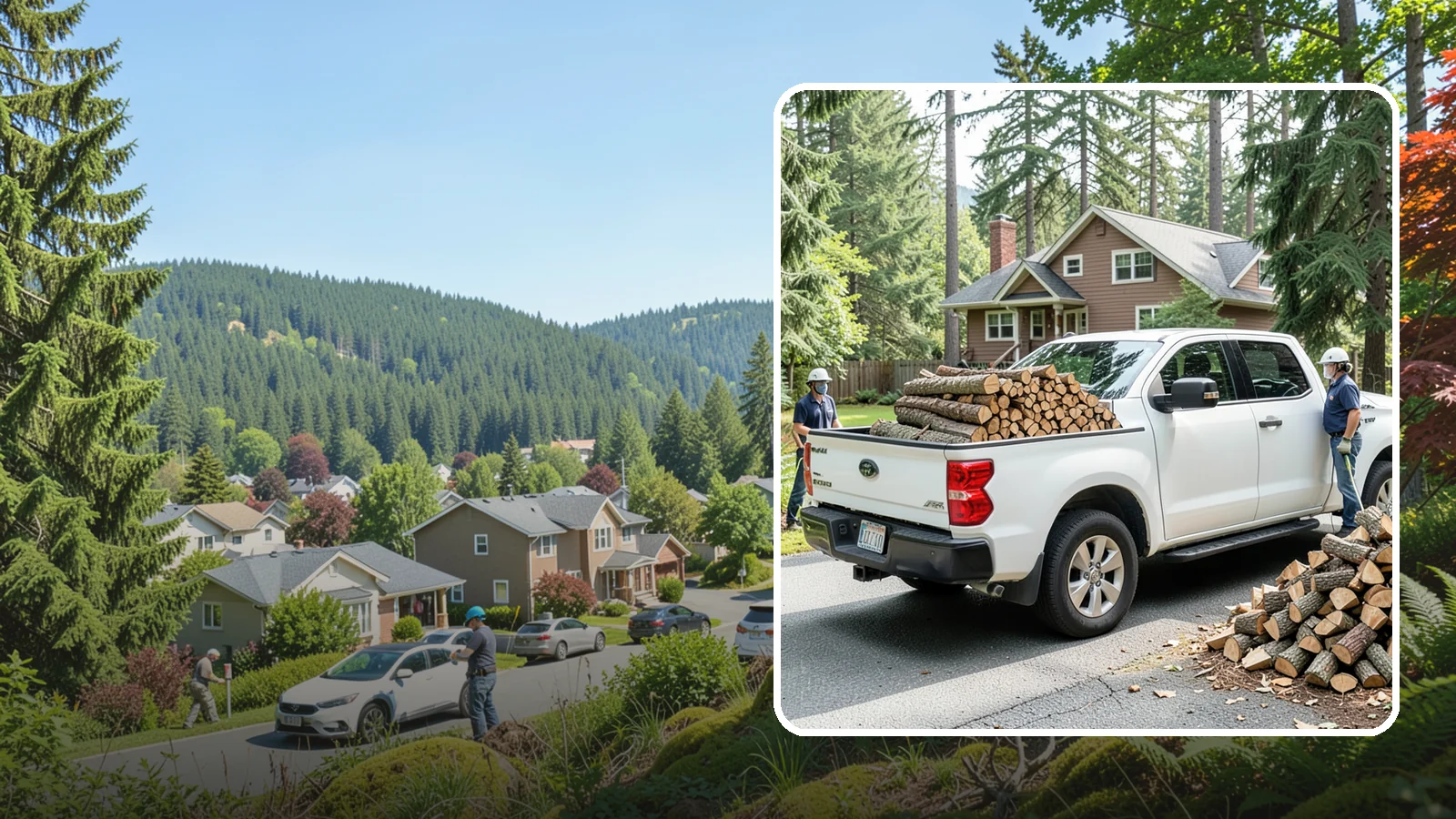 Contactless Delivery in Index, Snohomish County, WA - Firewood dropped at a pre-arranged spot with no in-person contact required.