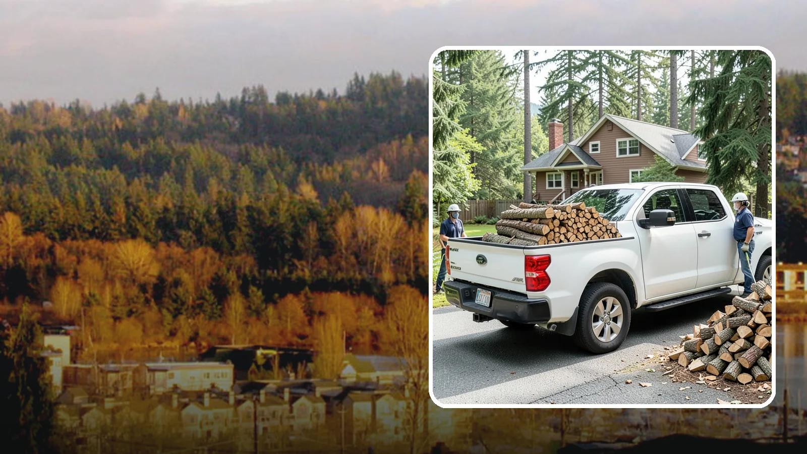 Contactless Delivery in Kenmore, King County, WA - Firewood dropped at a pre-arranged spot with no in-person contact required.