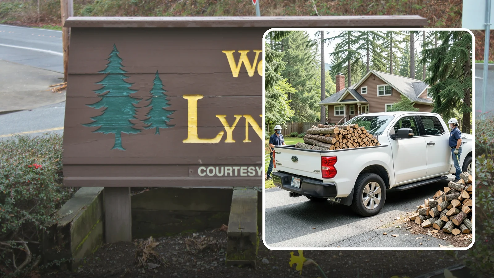 Contactless Delivery in Lynnwood, Snohomish County, WA - Firewood dropped at a pre-arranged spot with no in-person contact required.